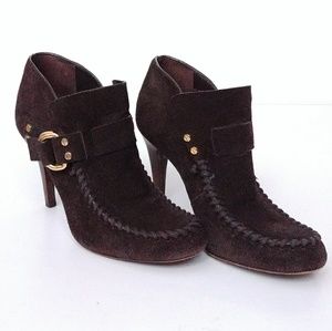 Tory Burch High Heel Suede Bootie